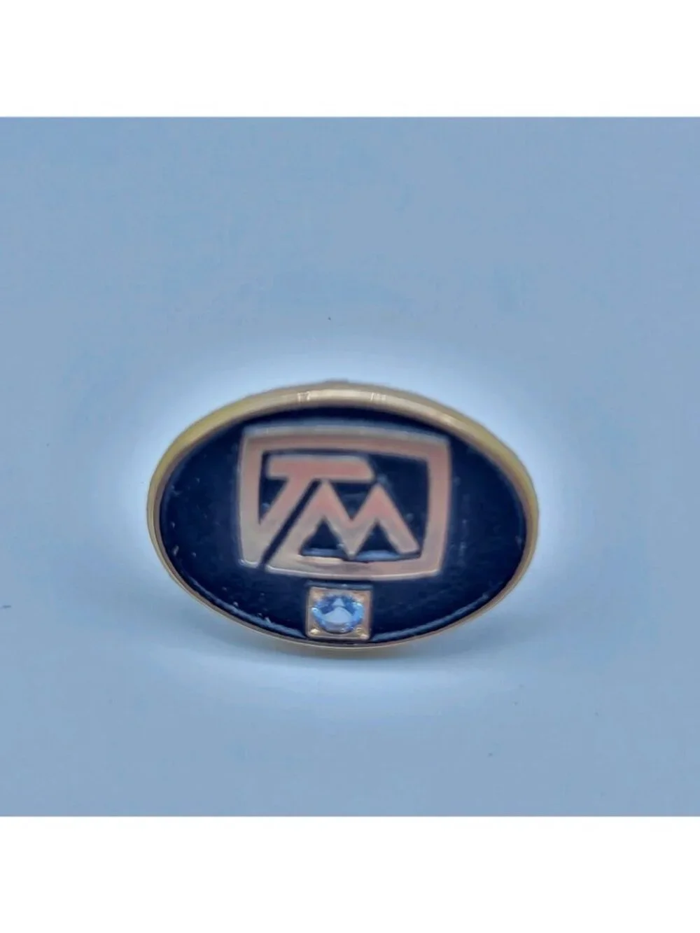 Vintage Gold Filled tie tack employee award lapel pin